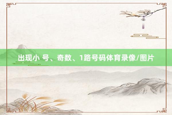 出现小 号、奇数、1路号码体育录像/图片