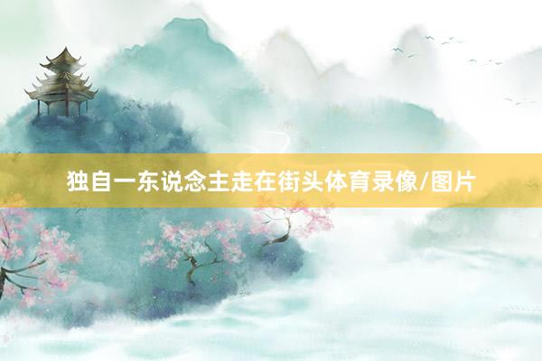独自一东说念主走在街头体育录像/图片