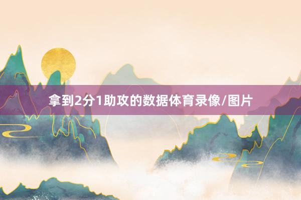 拿到2分1助攻的数据体育录像/图片