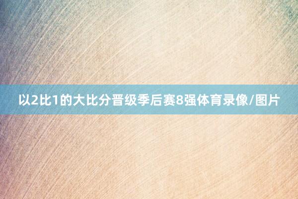 以2比1的大比分晋级季后赛8强体育录像/图片
