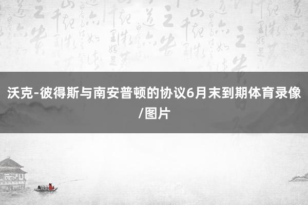 沃克-彼得斯与南安普顿的协议6月末到期体育录像/图片