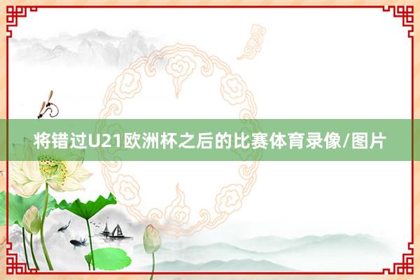 将错过U21欧洲杯之后的比赛体育录像/图片