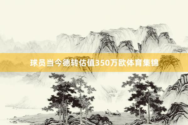 球员当今德转估值350万欧体育集锦