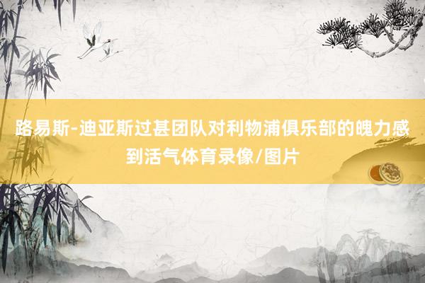 路易斯-迪亚斯过甚团队对利物浦俱乐部的魄力感到活气体育录像/图片