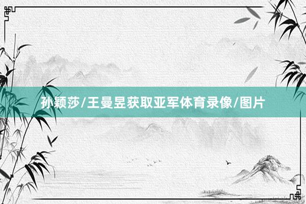 孙颖莎/王曼昱获取亚军体育录像/图片