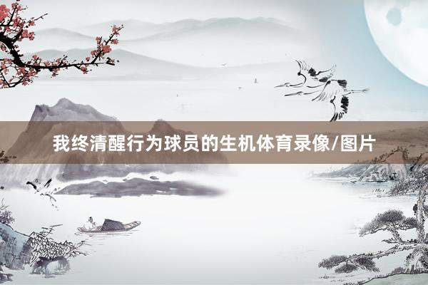 我终清醒行为球员的生机体育录像/图片