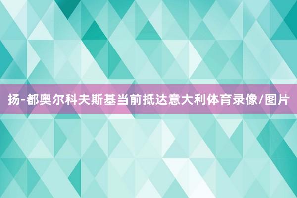 扬-都奥尔科夫斯基当前抵达意大利体育录像/图片