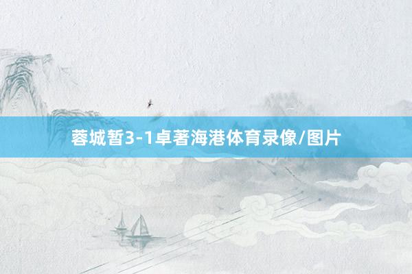 蓉城暂3-1卓著海港体育录像/图片