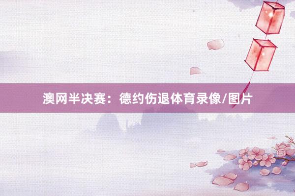 澳网半决赛：德约伤退体育录像/图片