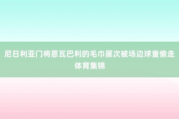 尼日利亚门将恩瓦巴利的毛巾屡次被场边球童偷走体育集锦