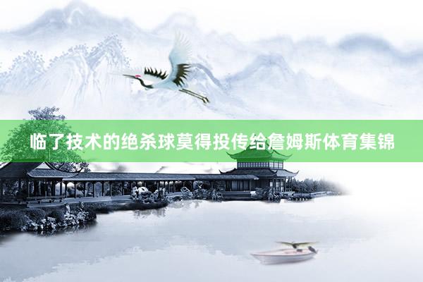 临了技术的绝杀球莫得投传给詹姆斯体育集锦