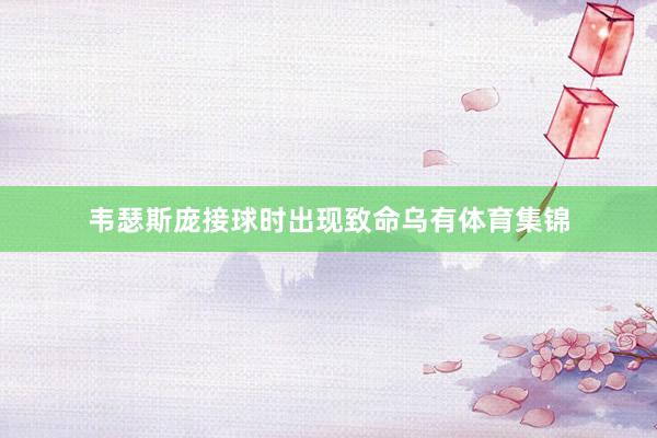 韦瑟斯庞接球时出现致命乌有体育集锦