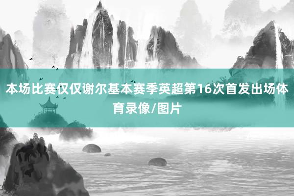 本场比赛仅仅谢尔基本赛季英超第16次首发出场体育录像/图片