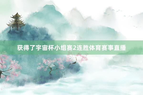 获得了宇宙杯小组赛2连胜体育赛事直播